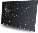 Bagtæppe med stjernelys 96x hvide LED'er CW / 3 x 2 meter / DMX, musikstyring og fjernbetjening Bagtæppe med stjernelys 96x hvide LED'er CW / 3 x 2 meter / DMX, musikstyring og fjernbetjening