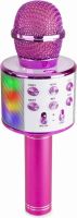 KM15P Karaoke Mic with speaker and LED light BT/MP3 LED Pink