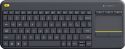 Logitech - K400 PLUS Trådløst tastatur - Nordic, m. touchpad Logitech - K400 PLUS Trådløst tastatur - Nordic, m. touchpad