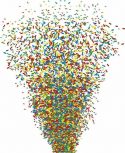 CNF1 Confetti Multi Colour 1KG CNF1 Confetti Multi Colour 1KG