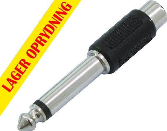 Omnitronic Adapter RCA(F)/Jack(M) 10x