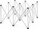 Diverse, Riser D750 Deck Riser Legs 100 x 100cm Aluminium 80cm