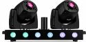 Diverse, Fuze Twin LED Spot Moving Head Bar