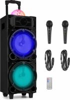 LIVE290 Karaoke Station with Light Show 2x 8”