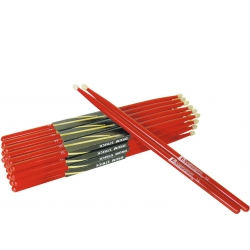 Dimavery DDS-5A Drumsticks, maple, red TILBUD NU trommestikker ahorn rødt rød