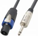 Højttalerkabel Speakon NL2 - 6.3mm Jack / 1.5mm² 5m Højttalerkabel Speakon NL2 - 6.3mm Jack / 1.5mm² 5m