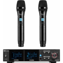 PD522 UHF Wireless Microphone Set with 2 handheld microphones TILBUD NU