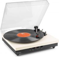 RP113C Record Player with BT in/out Cream