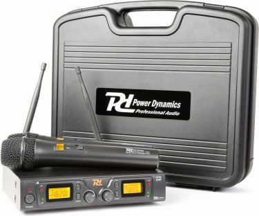 PD782 2x 8-kanals UHF trådløst mikrofonsystem med mikrofoner