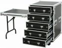 PD-FA6 5 Drawer 3U Engineer Case + Table PD-FA6 5 Drawer 3U Engineer Case + Table