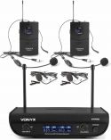 WM82B Digital UHF 2-Kanal Trådløst Mikrofonsett med 2 Bodypacks WM82B Digital UHF 2-Kanal Trådløst Mikrofonsett med 2 Bodypacks