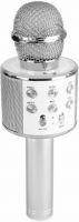 KM01 Karaoke Mic with built-in Speakers BT/MP3 Silver KM01 Karaoke Mic with built-in Speakers BT/MP3 Silver