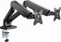 MAD20G Double Monitor Arm Gas Spring 17”- 32” MAD20G Double Monitor Arm Gas Spring 17”- 32”