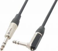 CX78-3 6.3 Stereo Jack - 6.3 Stereo Right-Angle Jack