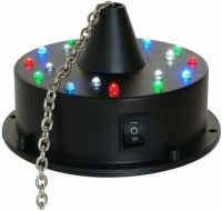 MBW18LED Batteri Diskokulemotor med 18 LED-lys