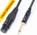 XLR - Jack, CX135 Kabelomformer XLR Hunn - 6,3M Jack Hann