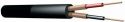 RX52 DMX-kabel HQ 2 x 0,22MM² (6MM) Svart 100m