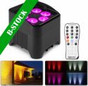 BBP96S Battery Uplight Par 6x12W WDMX "B-STOCK" BBP96S Battery Uplight Par 6x12W WDMX "B-STOCK"