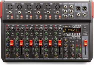 VM-KG10 Musikk Mikser 10-Kanal BT/DSP/USB Opptak