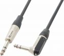 CX78-3 6.3 Stereo Jack - 6.3 Stereo Vinklet Jack
