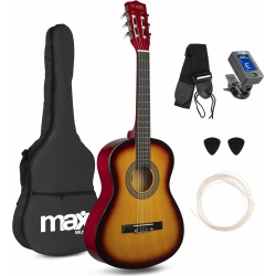 Junior Guitarpakke 36" - 3/4 junior-guitar, Akustisk (6-11 år) Sunburst / Alt du