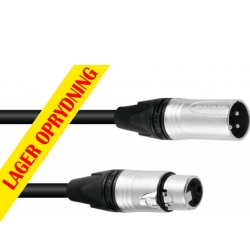 PSSO XLR cable 3pin 10m bk Neutrik TILBUD NU løftdenløsem kabel løft løse den