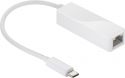 GOOBAY - USB C gigabit ethernet LAN adapter, Hvid (10/100/1000Mbps) GOOBAY - USB C gigabit ethernet LAN adapter, Hvid (10/100/1000Mbps)