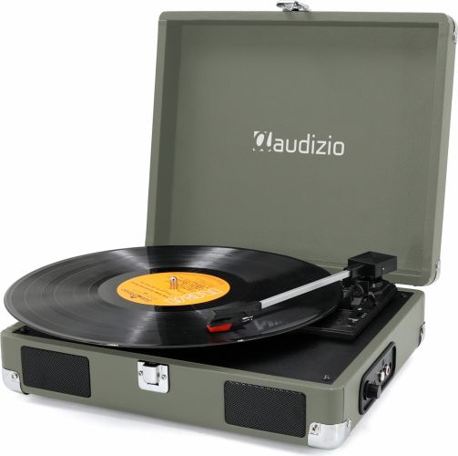 RP111W Record Player Briefcase Wood