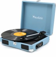 RP111BL Record Player Briefcase Blue