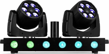 Fuze Twin LED Wash Moving Head Bar