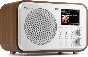 Milan DAB+ Radio with Battery Silver