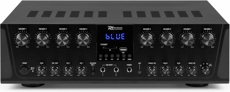 PV280BT 8-Zone Audio Amplifier System 800W