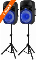 VPS152A Plug & Play 1000W Speaker Set with Stands "C-STOCK"