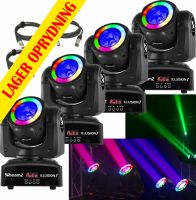 4 stk. BeamZ Illusion Moving Head 60W LED inkl. DMX kabler - Pakketilbud