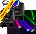 2 stk. BeamZ Illusion Moving Head 60W LED inkl. DMX kabler - Pakketilbud 2 stk. BeamZ Illusion Moving Head 60W LED inkl. DMX kabler - Pakketilbud