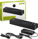 GOOBAY - USB 3.0 HUB - 9 porte, inkl. 2,4A strømforsyning GOOBAY - USB 3.0 HUB - 9 porte, inkl. 2,4A strømforsyning