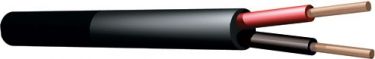 RX13 Speaker cable Round 2 x 1.5mm² black 305m