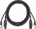 Diverse, CX13-2 Combi Cable Powerconnector TR - XLR M / Powerconnector TR - XLR F 2m