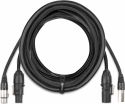 Diverse, CX13-10 Combi Cable Powerconnector TR - XLR M / Powerconnector TR - XLR F 10m