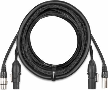 CX13-10 Combi Cable Powerconnector TR - XLR M / Powerconnector TR - XLR F 10m