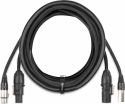 Diverse, CX13-5 Combi Cable Powerconnector TR - XLR M / Powerconnector TR - XLR F 5m