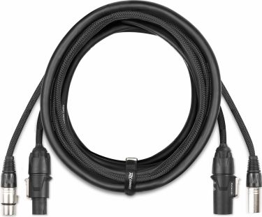 CX13-5 Combi Cable Powerconnector TR - XLR M / Powerconnector TR - XLR F 5m