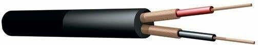 RX52 DMX-kabel HQ 2 x 0,22MM² (6MM) Svart 100m