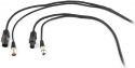 CX07-2 Kombikabel Strømkontakt TR - XLR M / Strømkontakt TR - XLR F 2m