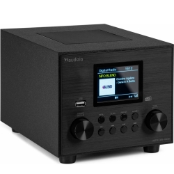 Vieste DAB+ Radio with Subwoofer Black TILBUD NU