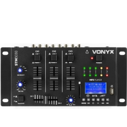STM3030 6-kanals Mixer USB/MP3/BT/REC TILBUD NU kanals kanal