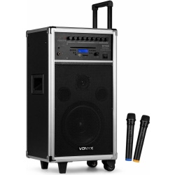 Mobilt lydanlæg ST-100 / 250W Bluetooth/CD/USB/SD-input, transportabel lydsystem