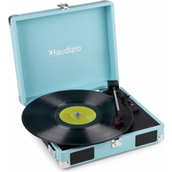 RP111BL Record Player Briefcase Blue TILBUD NU