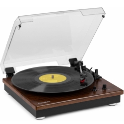 RP112D Record Player BT in/out Dark Wood TILBUD NU