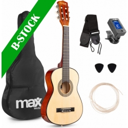 SoloArt Junior 1/4 Classic Guitar Pack Natural "B STOCK" TILBUD NU